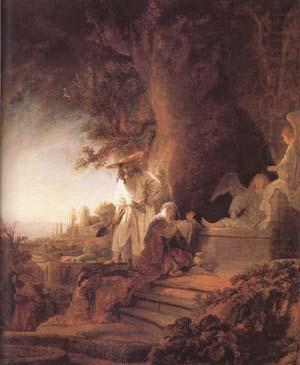 REMBRANDT Harmenszoon van Rijn Christ and St Mary Magdalene at the Tomb (mk25) china oil painting image